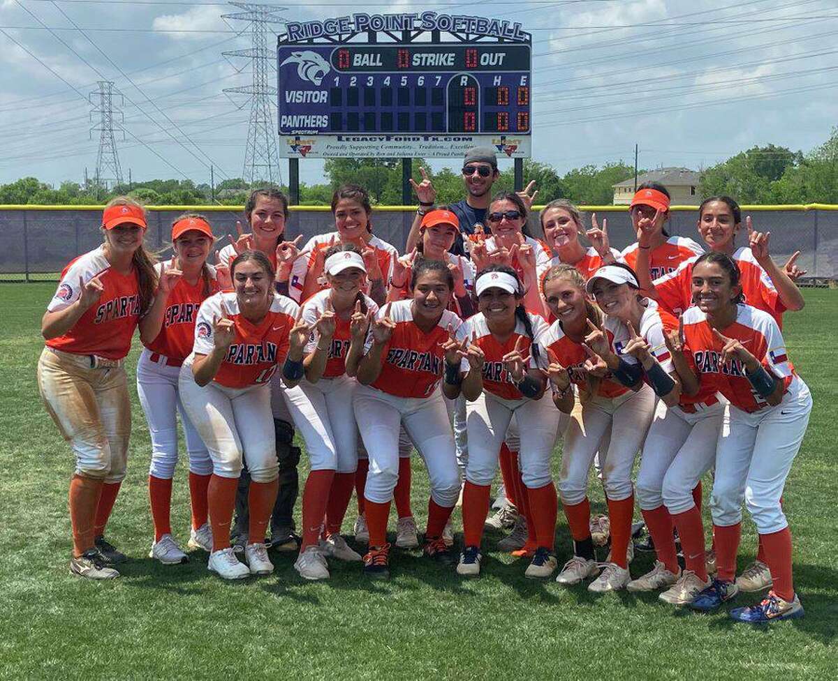 The Seven Lakes softball team defeated Ridge Point 6-1 in game three to win its Region III-6A bi-district series. The Spartans took game one 1-0 before a 3-2 loss forced a decisive game. Seven Lakes plays Jersey Village in the area round.