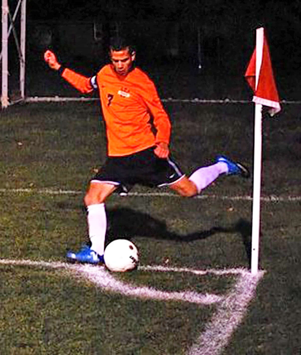 Edwardsville graduate Cam Lauchner during his soccer playing days at EHS.