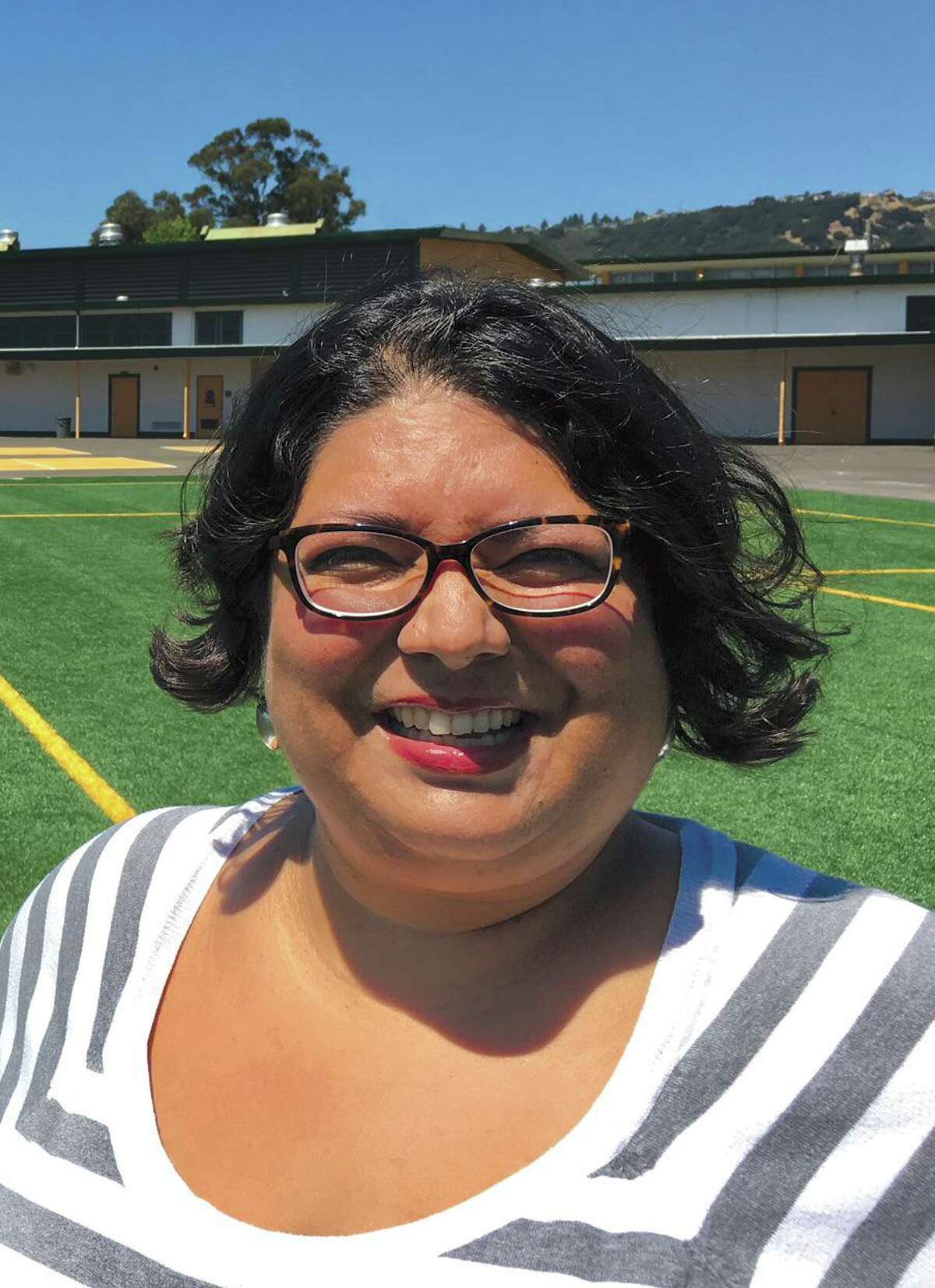 Shanthi Gonzales criticized the Oakland school board and the teachers union.