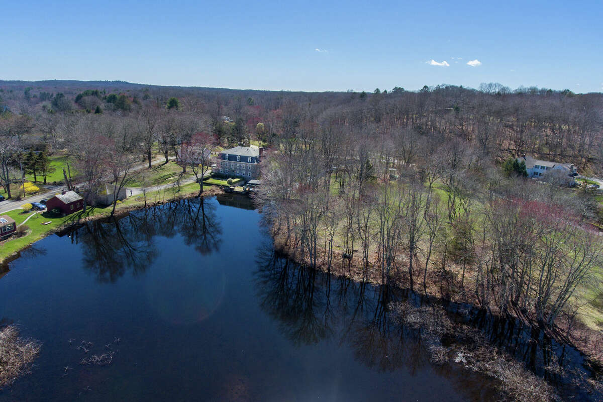 The home on 108 Sill Lane in Old Lyme, Conn. is located on Upper Mill Pond.