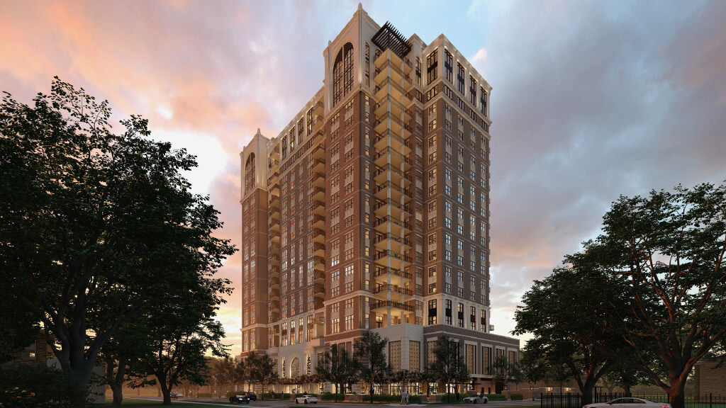 The Langley, 20story luxury apartment tower proposed in site of the Ashby