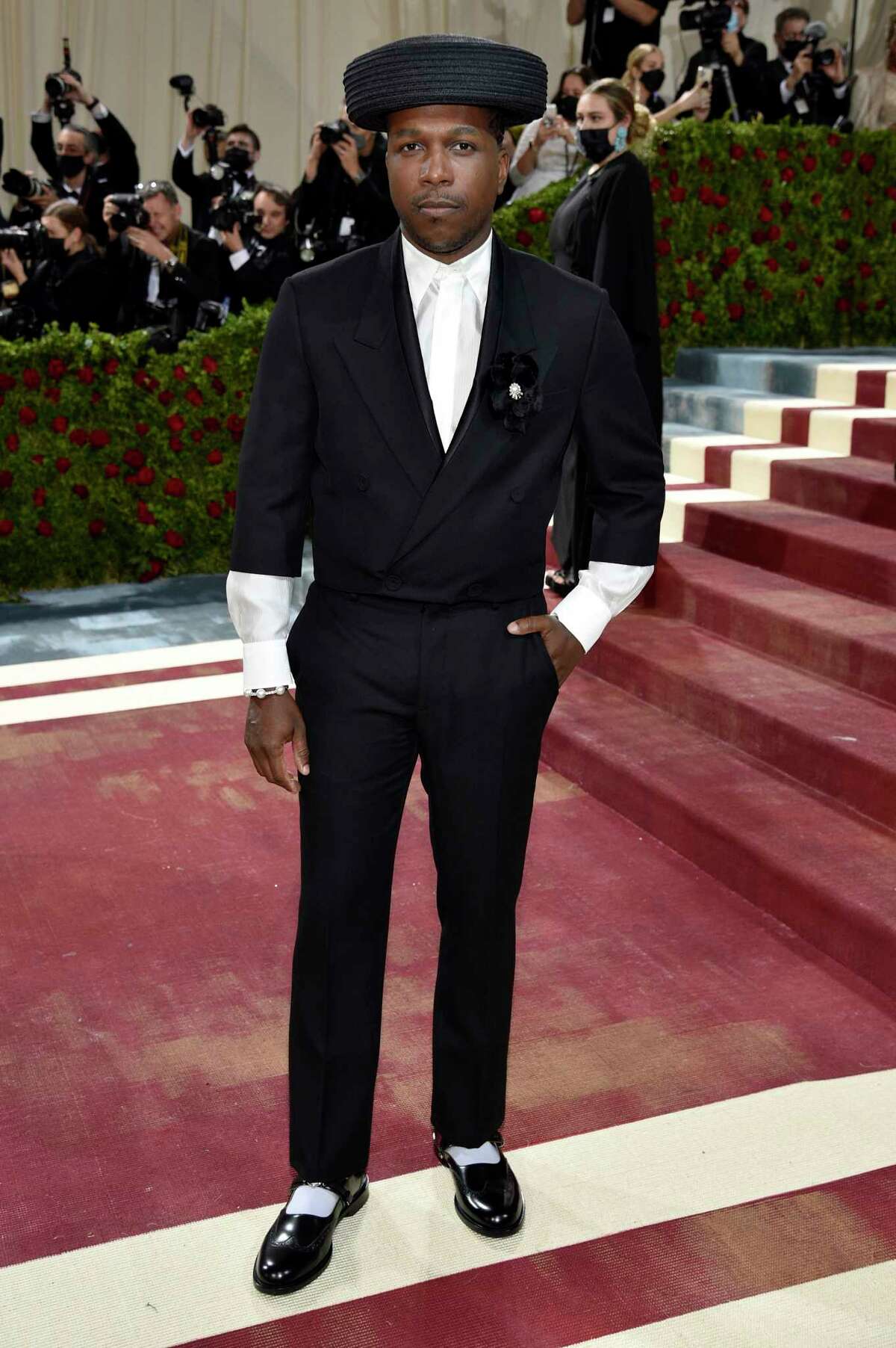 Leslie Odom Jr. attends The Metropolitan Museum of Art's Costume Institute benefit gala celebrating the opening of the "In America: An Anthology of Fashion" exhibition on Monday, May 2, 2022, in New York. (Photo by Evan Agostini/Invision/AP)