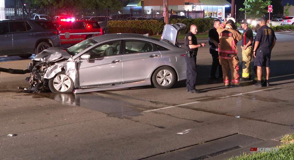 Harris County Sheriff's deputies respond to a fatal crash in Katy on May 2, 2022