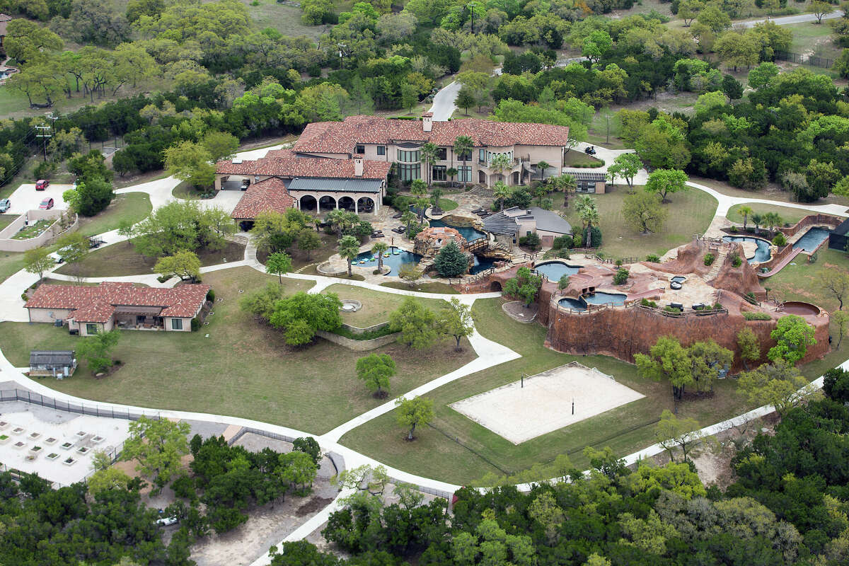 Tony Parker's Anaqua Springs Ranch home is seen in a Wednesday, April 3, 2019, aerial photo.