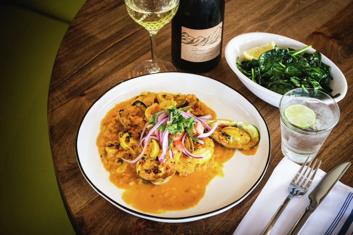 Some of the dishes available at the Peruvian restaurant La Costanera in Half Moon Bay.