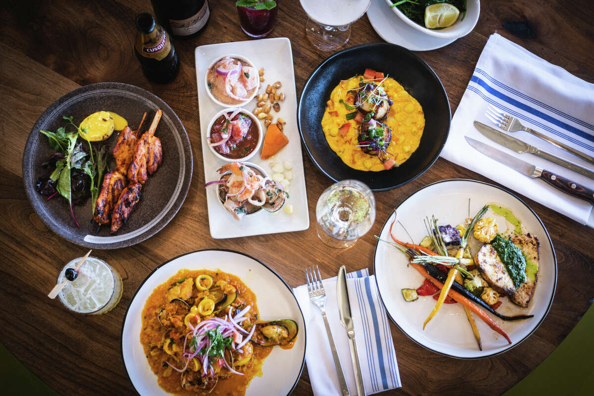 Some of the dishes available at the Peruvian restaurant La Costanera in Half Moon Bay.