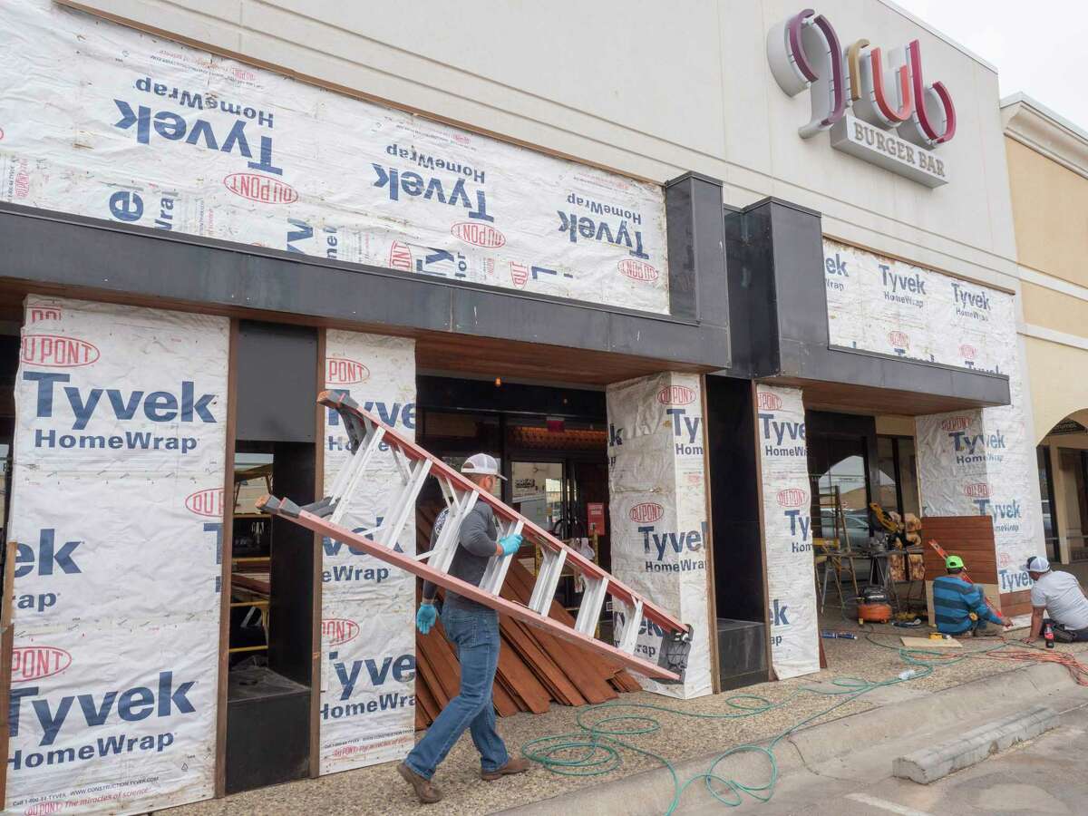 Renovations are taking place 05/03/2020 at the old Grub Burger location as Hopdoddy Burger Bar looks to open Friday May 6th. Tim Fischer/Reporter-Telegram
