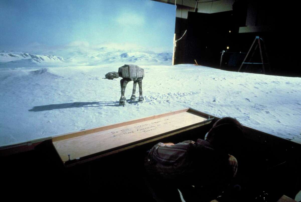 A wide look at an ice planet Hoth set at Industrial Light &Magic in San Rafael, before the 1980 release of "The Empire Strikes Back."