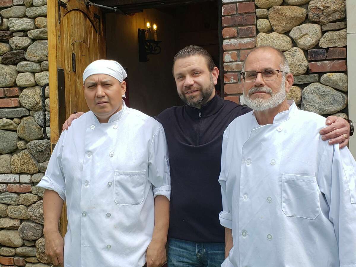 Sous Chef George Campoverde, Mario Sforza and Chef Chris Malagise create an authentic Italian dining destination at Via Sforza in Westport.