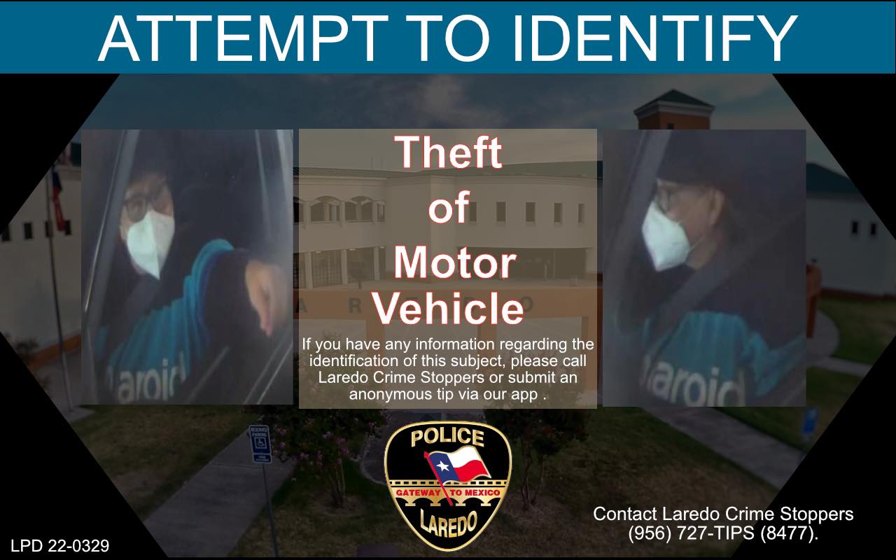 The Laredo Police Department asks for help to identify an individual after the theft of a Kia Soul - Vimarsana News