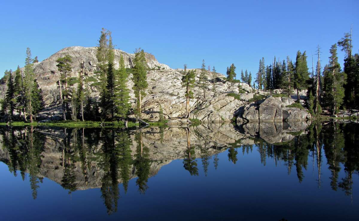 A view of Lake Rosasco in the Emigrant Wilderness.