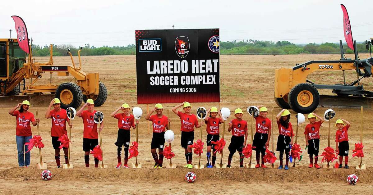 The Laredo Heat broke ground on its new six-acre facility Wednesday. The location will initially feature a full-size soccer field as well as a mini-pitch for the youth.