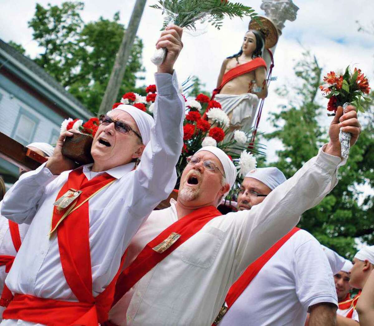 The Feast of St. Sebastian is celebrated in Middletown at the Roman Catholic Church on Washington Street. In Melilli, Sicily, Middletown’s sister city, the patron saint has been feted for more than 600 years. This year, the event returns May 13 to 15 after a two-year hiatus due to the pandemic.