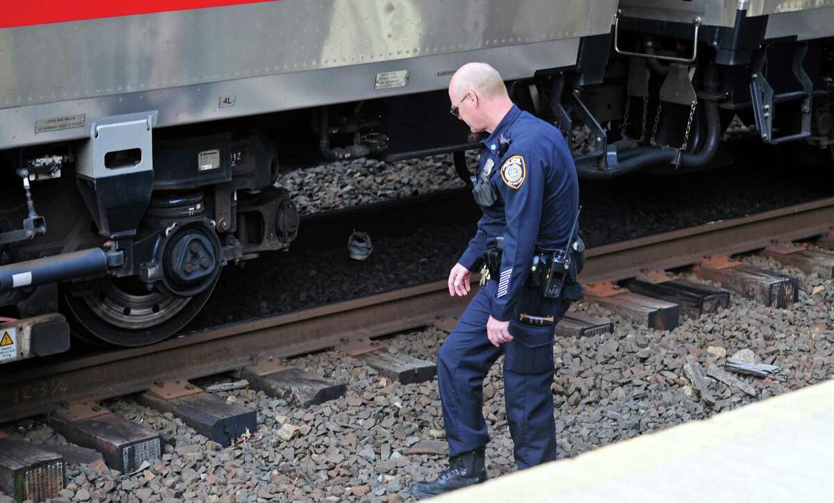Metro-North Police are investigating a person struck in the southbound lane at the Cos Cob station in Greenwich, Connecticut on Wednesday, May 4, 2022.