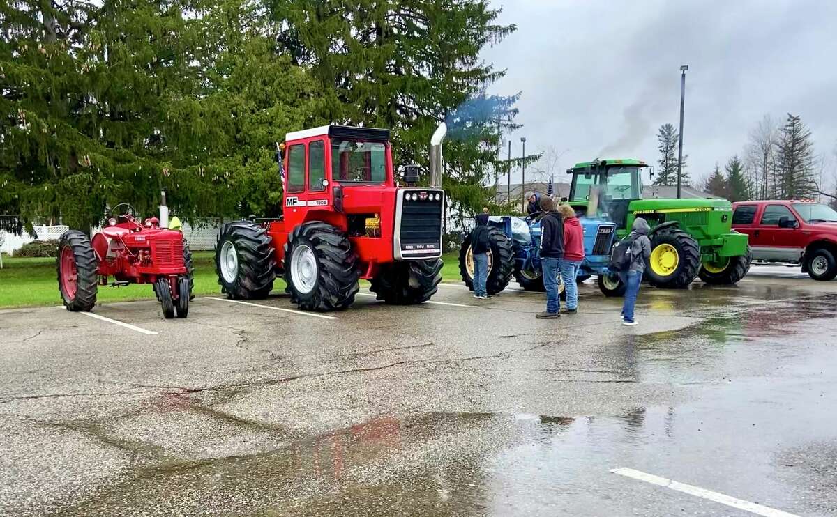 Reed City Area Public School students recently participated in the district's 'bring your tractor to school' day with tractors of all colors and kinds Tuesday, March 3. 