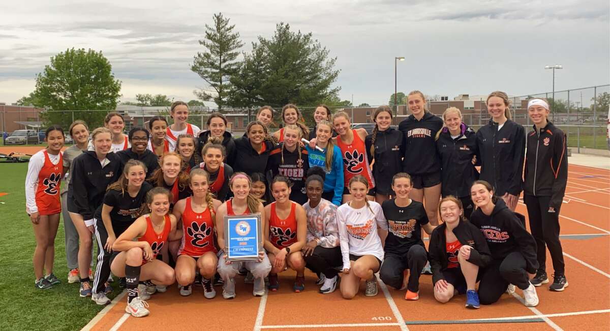 The Edwardsville girls track and field team repeated as Southwestern Conference champions.