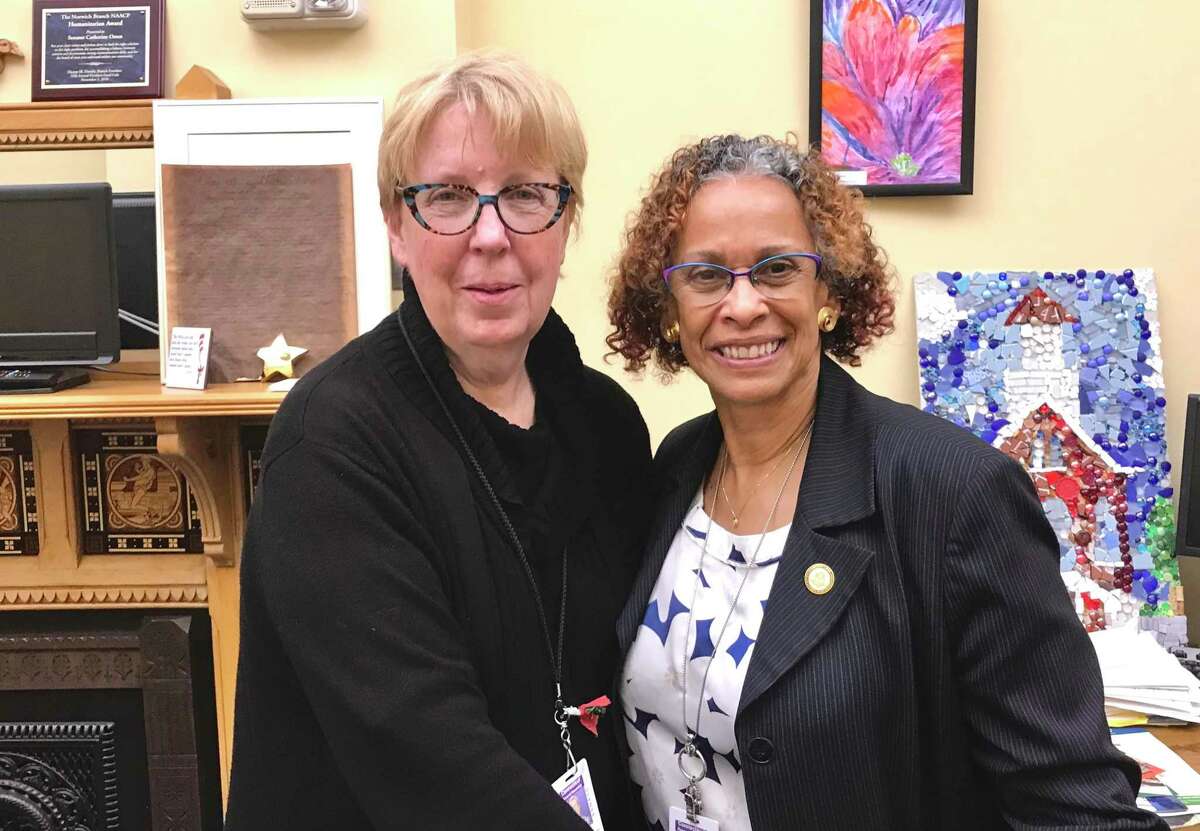 Sen. Cathy Osten, left, D-Sprague, and Sen. Toni Walker, D-New Haven, are co-chairwomen of the Connecticut General Assembly's powerful Appropriations Committee. 