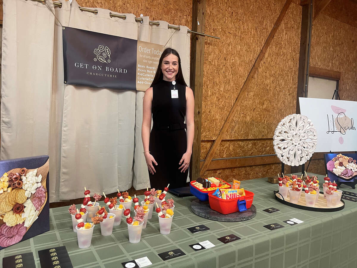 Anna May participates in the CEO Trade Show as part of the Morgan-Scott CEO Program. May developed her small business, Get On Board charcuterie, as part of the program.