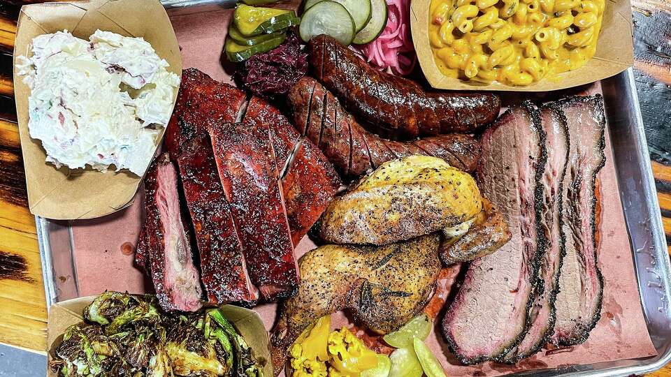 Mimsy's Craft Barbecue in Crockett is owned and operated by former Houstonians Wade and Kathy Elkins. Wade's smoked meats are some of the best in Texas, and Kathy's creative sides like poblano cheddar grits and the outstanding cheesecake for dessert are family crowd-pleasers.