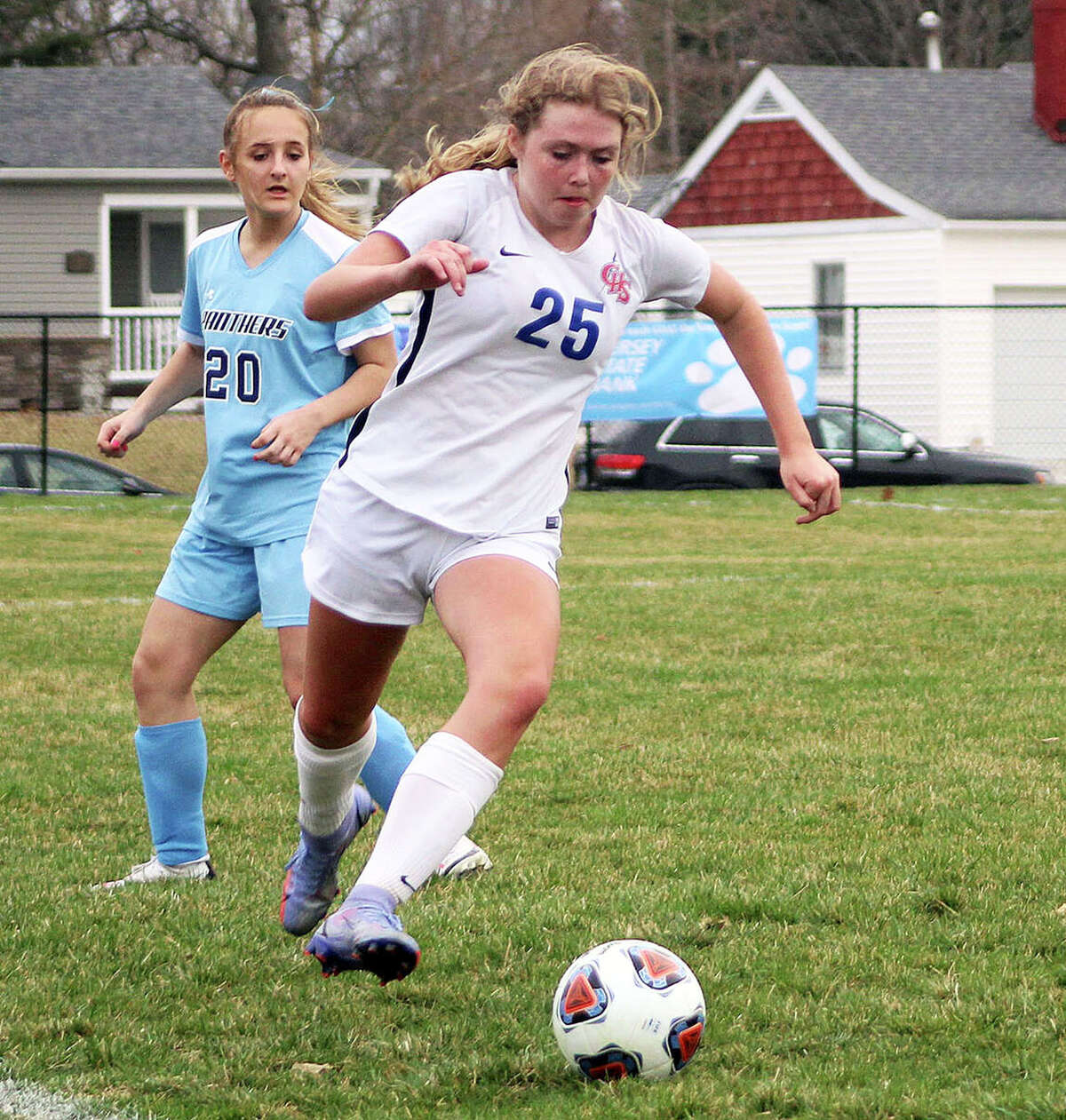 Marlee Whittler has scored 12 goals for the Carlinville Cavaliers this season. She and her teammates will open the Class 1A playoffs May 10 against SCC rival Hillsboro in a semifinal of the Carlinville Regional.