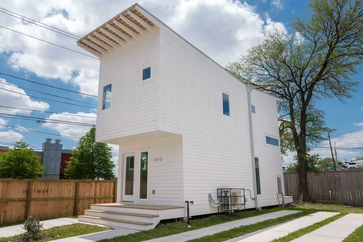 The property at 1510 Dumble Street is being sold for $3.3 million with ten tiny homes on it. 