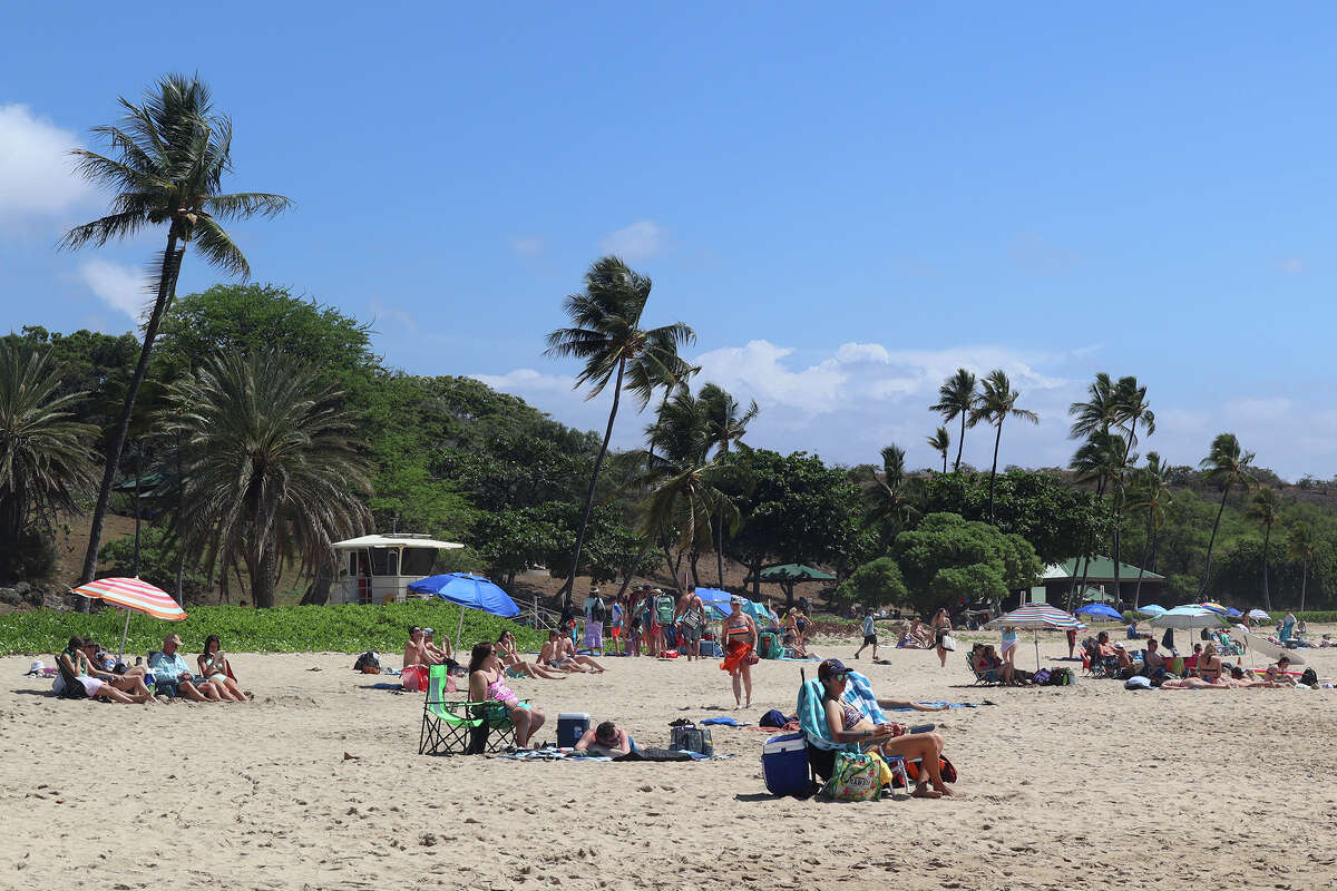 All of Hawaii's beaches are open to the public, but Hapuna Beach feels like a private oasis. 