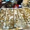 The oyster display at Hooked Market & Kitchen? in Latham usually has half a dozen varieties.