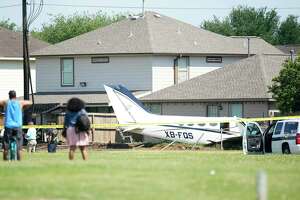 Plane crashes near high school after takeoff from Hobby Airport