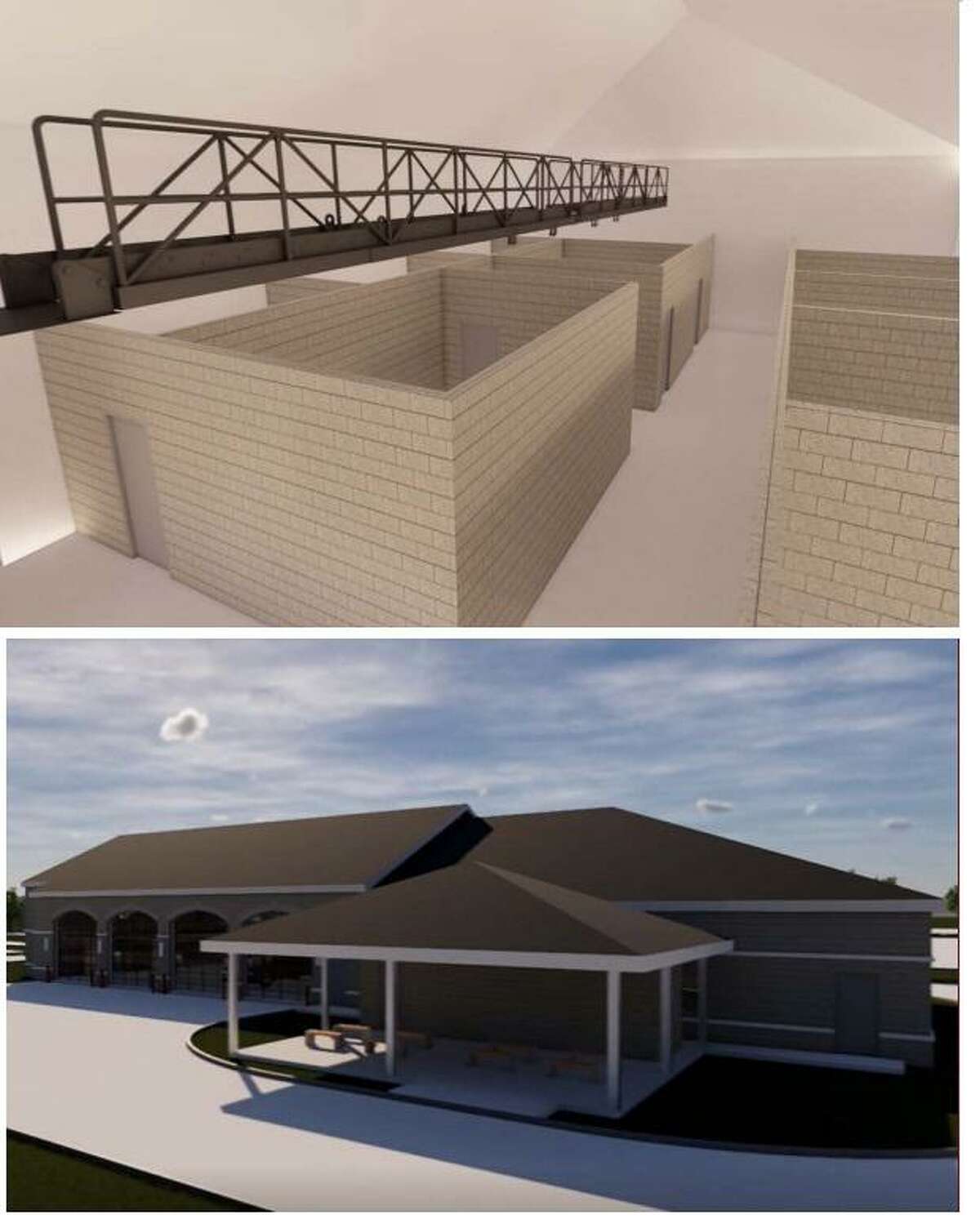 Phase 2 involves the construction of a simulation training building and an apparatus bay/classroom building.