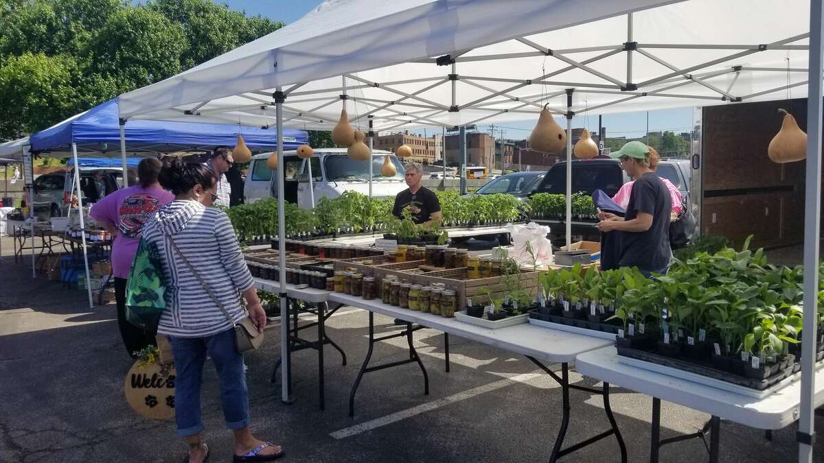 It is still a little early for fresh produce but several vendors were selling plants on Saturday including Special Interest Artistry and Earthly Goods. 