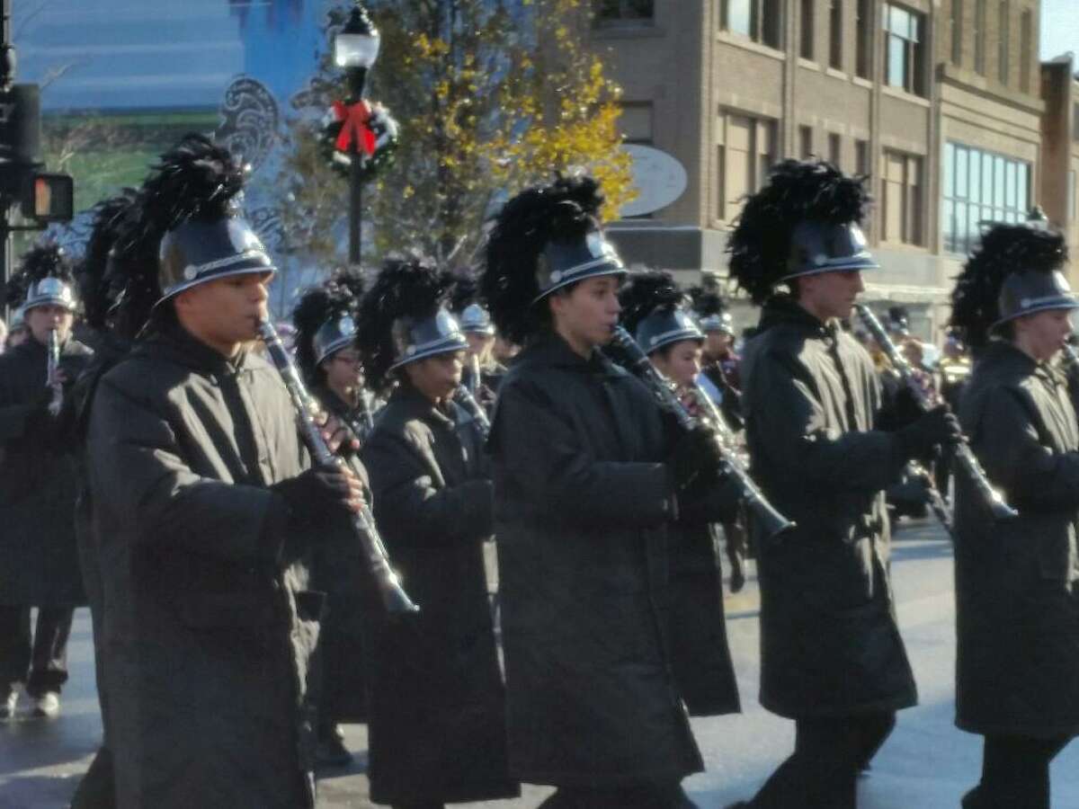 Torrington High School’s marching band performs during the city’s 2017 Christmas parade. The city’s music programs were recognized for the 22nd year, naming Torrington a Best Communities for Music Education.