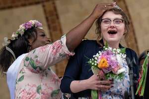 First nonbinary Tulip Queen crowned at annual Albany festival