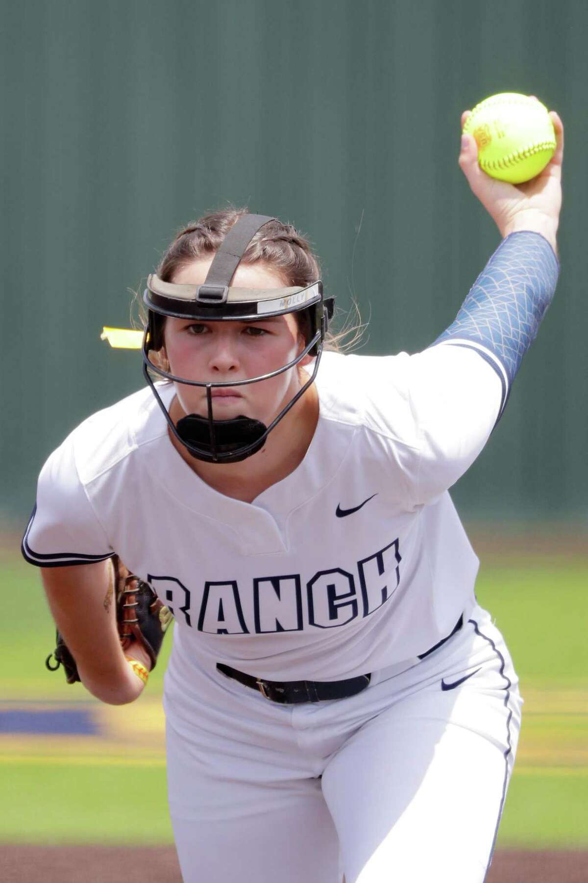 Cypress Ranch starting pitcher Molly Yoo throws against Willis during the their Region II-6A softball playoff game Saturday, May 7, 2022 Cypress in Pearland, TX.