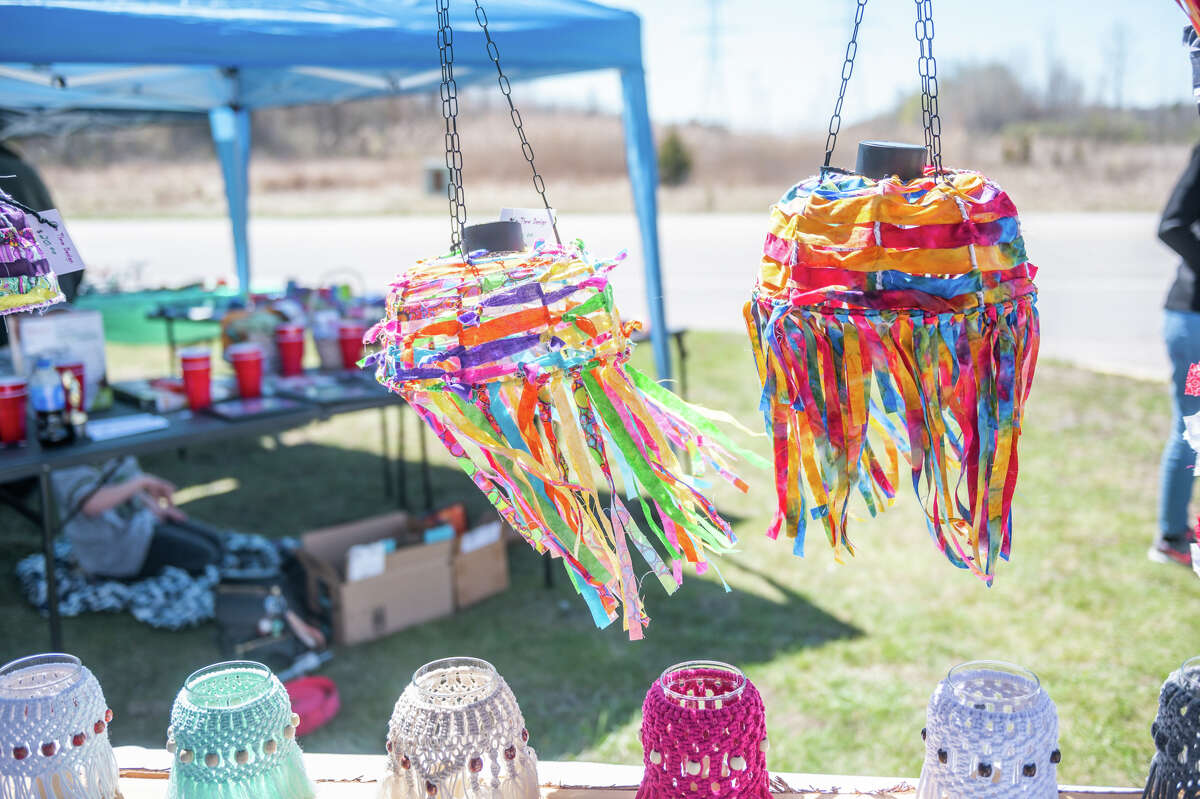 Items are sold at a booth during the May The Music Be With You: Mental Health Awareness Music Festival hosted by Ryder's Bar Saturday, May 7, 2022 in Midland.