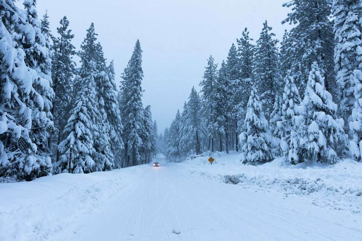 Late season snow arrives in Sierra