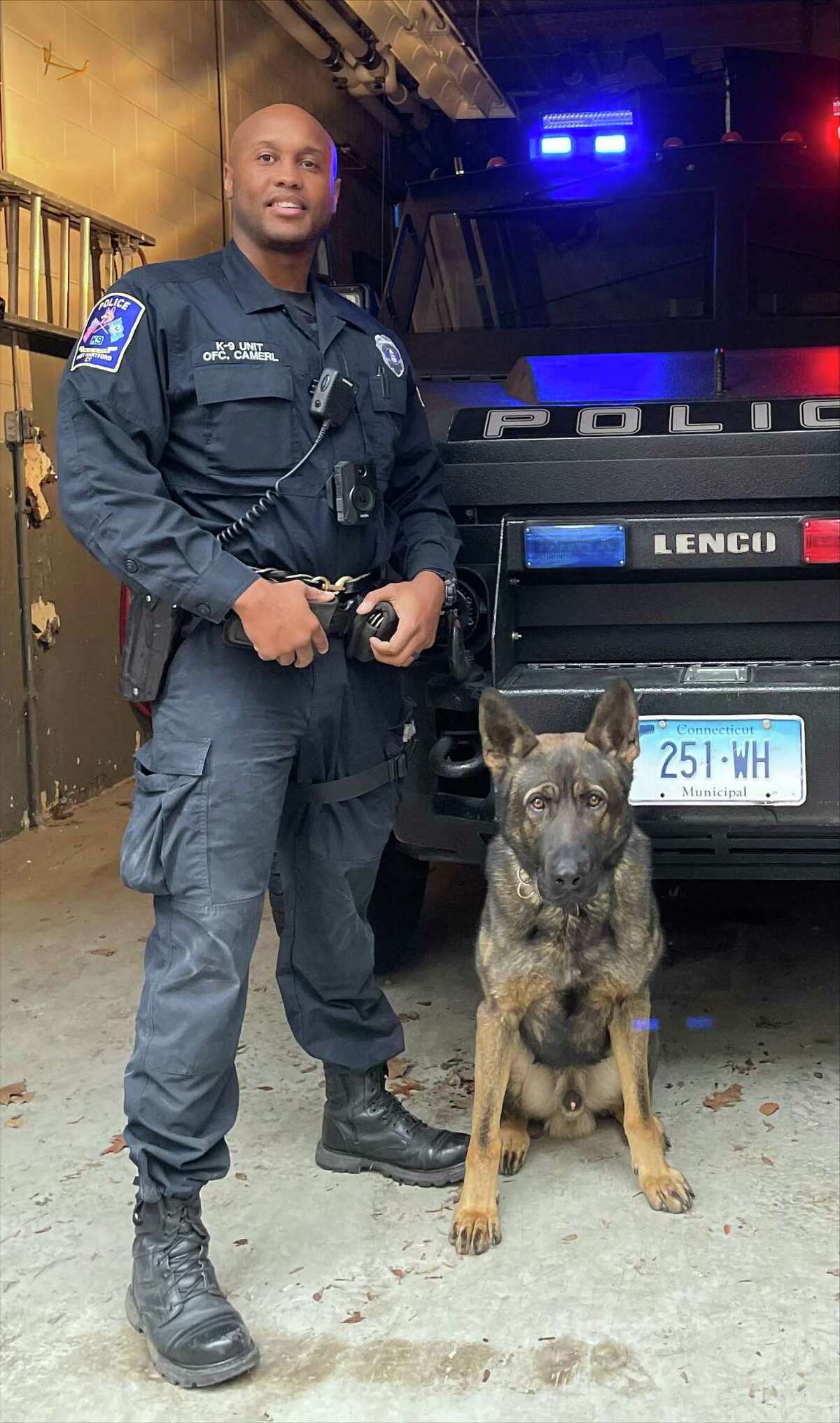 West Hartford police canine Onyx was purchased and trained by Black Rock Canines. The owner, New Canaan Police Officer David Rivera Jr., and an employee were charged with animal cruelty after a state and local investigation, records show.