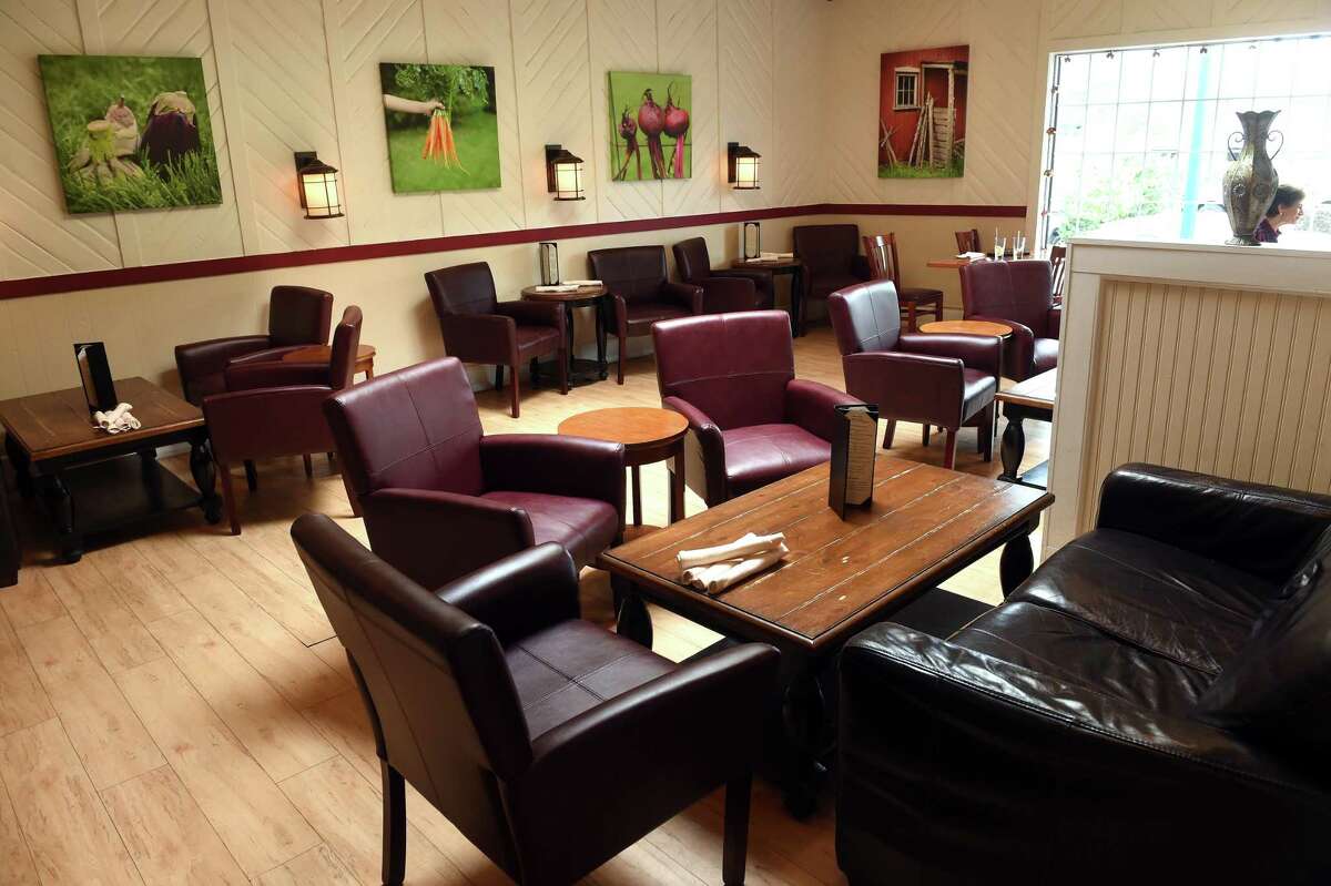 The front dining room of the Home restaurant in Branford photographed on May 6, 2022.
