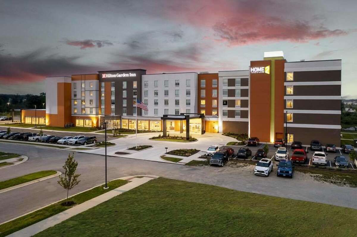 This is a rendering of the planned Home2Suites and Hilton Garden Inn that was published in the Intelligencer in May. It is unknown how much, if any, of this project remains viable as the project has appeared on no city agendas since the press release was issued.