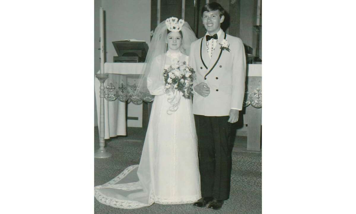 Linda and Jeffrey Larson in 1972