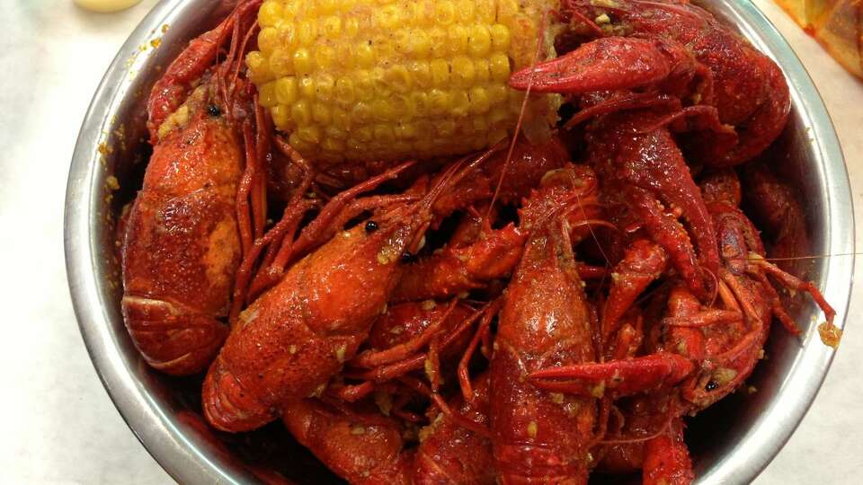 A bowl of crawfish at Crawfish Cafe