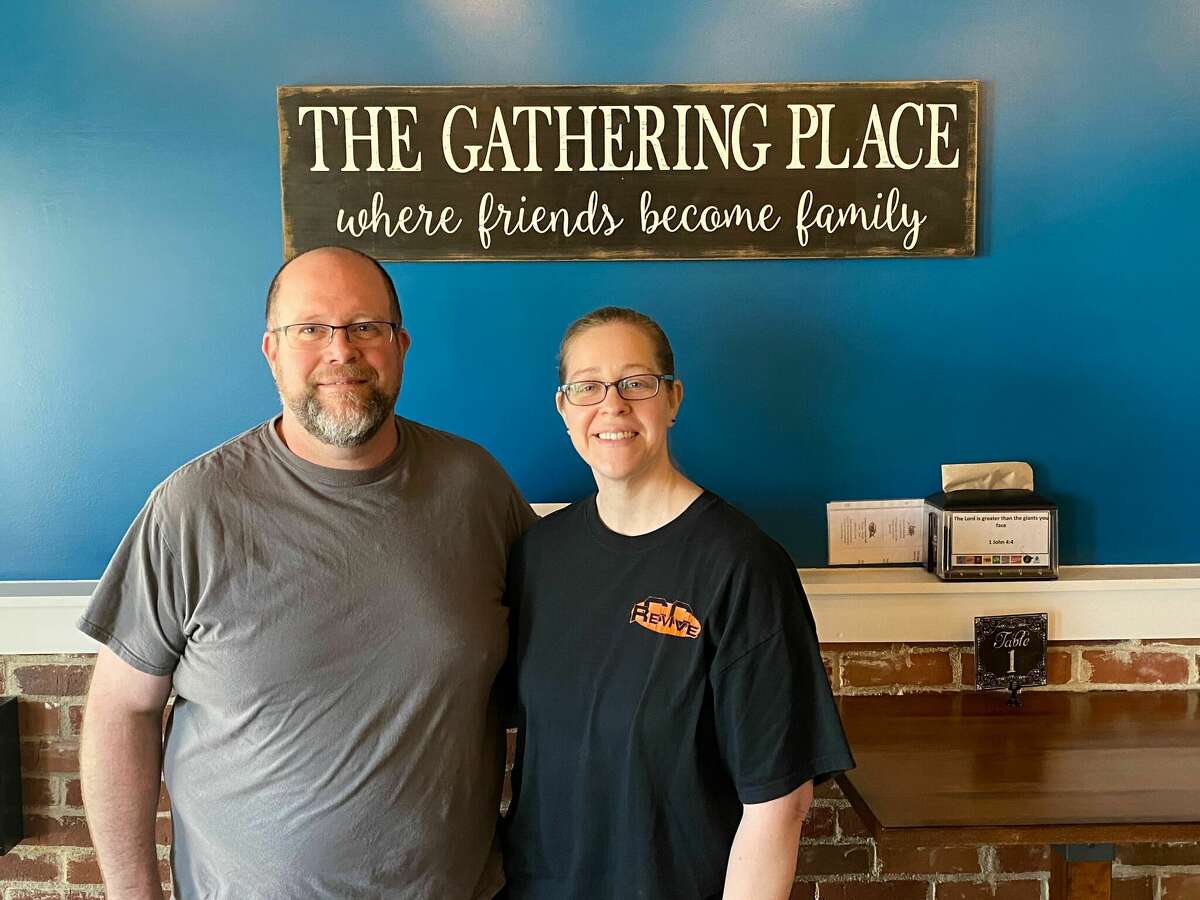 Rob and Leah Sangster manage the café together.