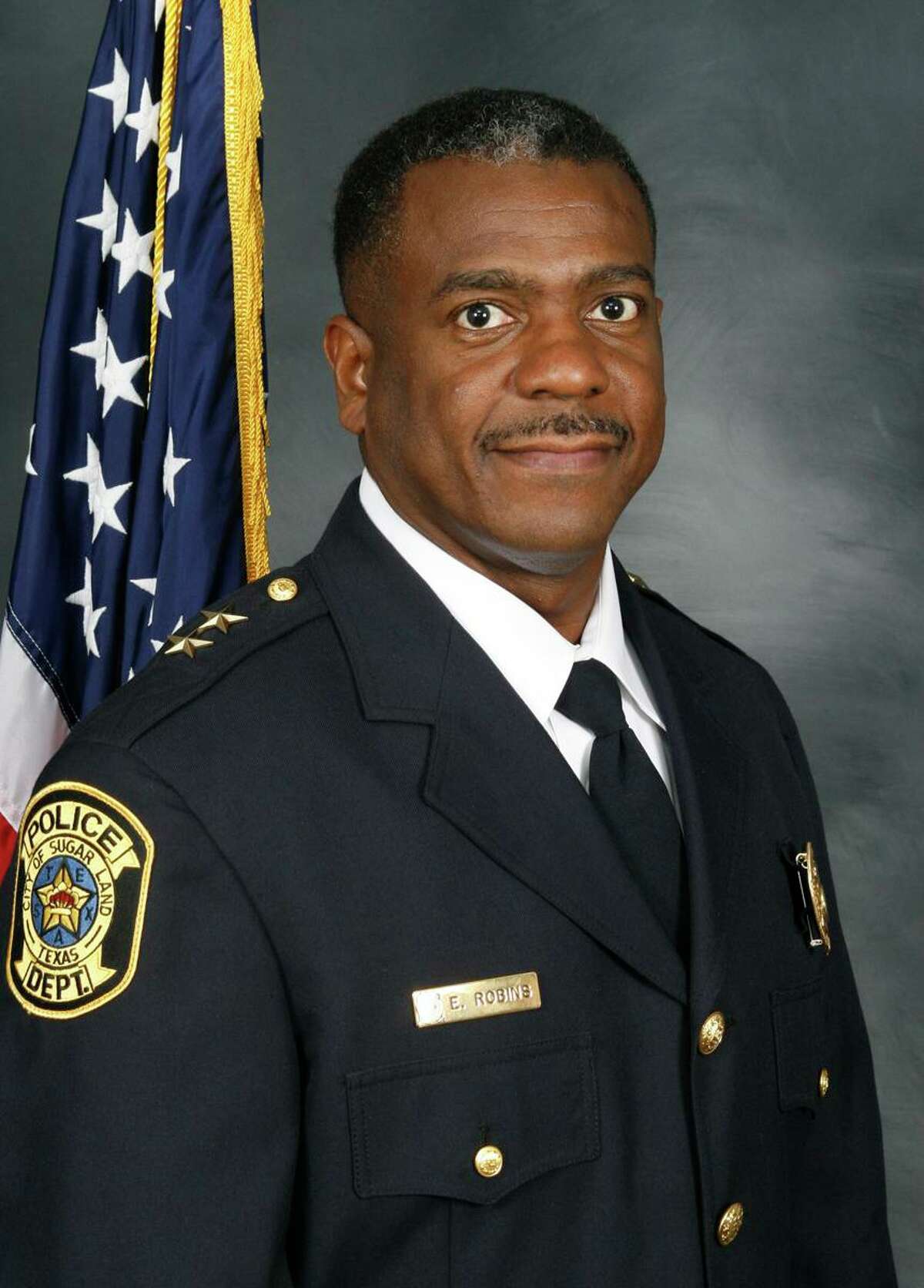 Sugar Land Police Chief Eric Robins plans to retire on June 1, after 33 years of public service.