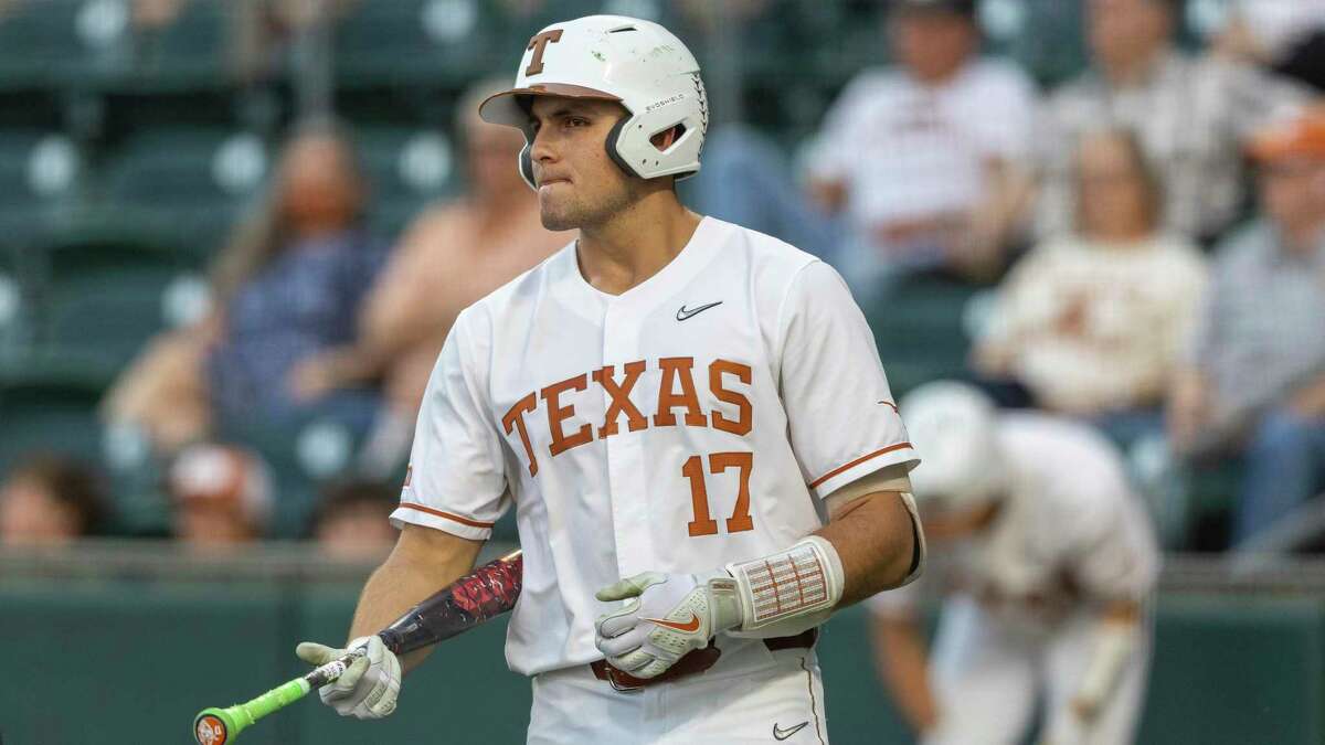 Dubbed the “Hispanic Titanic,” Texas first baseman Ivan Melendez is the 2022 Big 12 player of the year. 