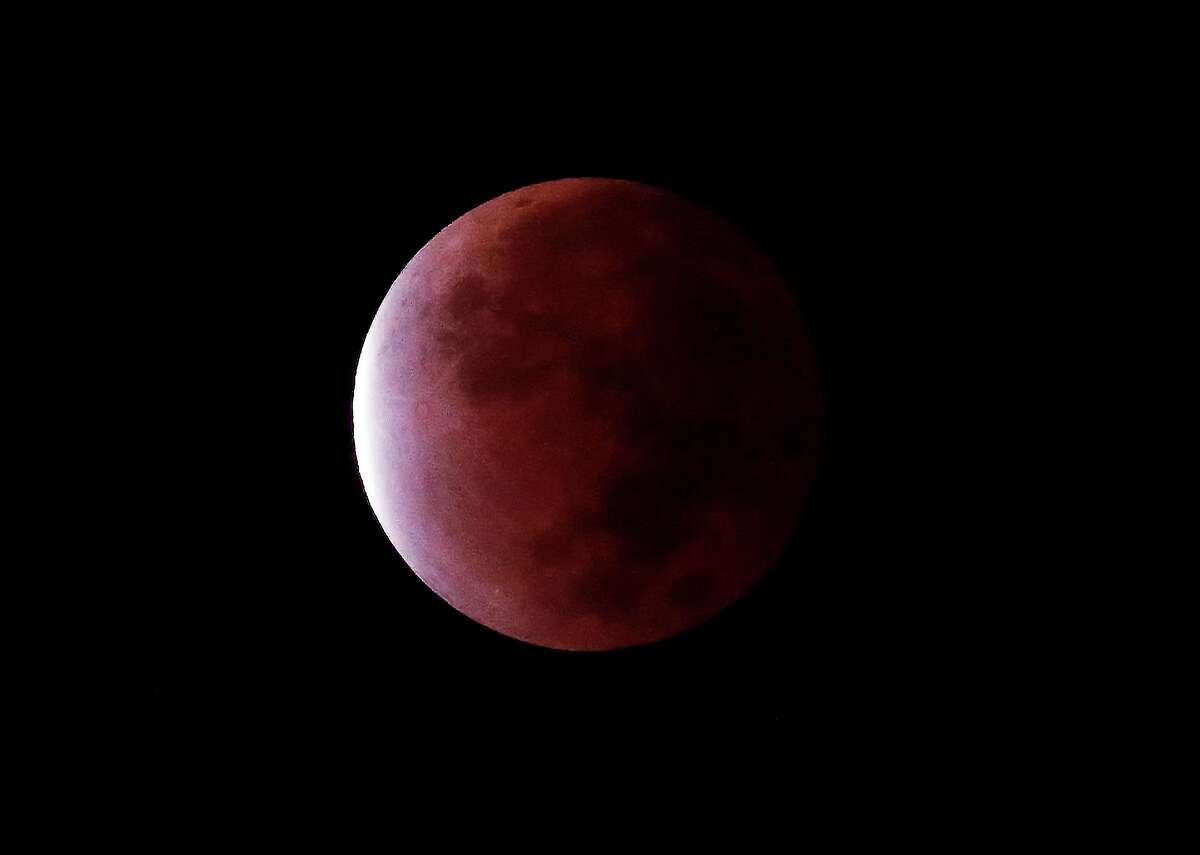 An "almost total" lunar eclipse was visible Nov. 19, 2021, in Pearland. A lunar eclipse will occur Sunday, May 15, 2022.