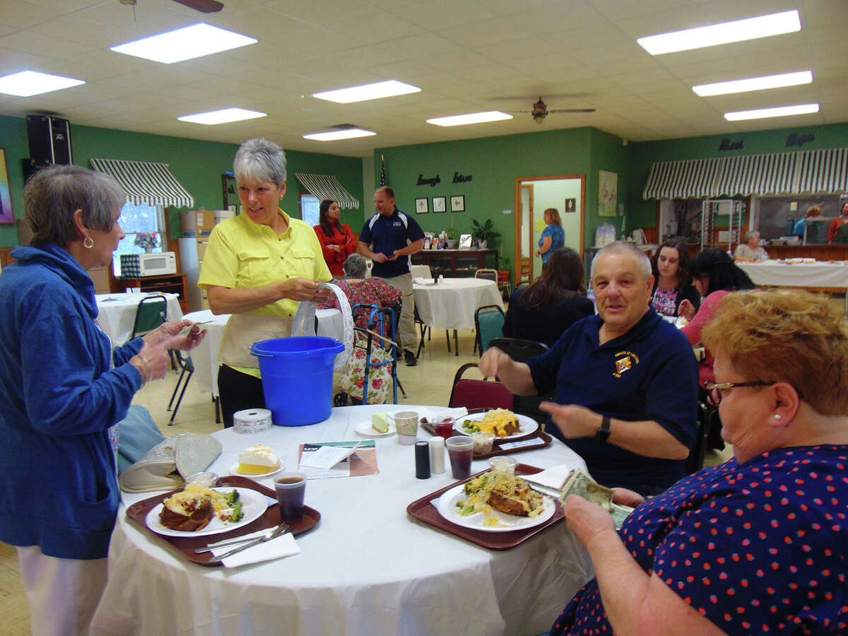Area residents enjoyed a baked potato meal and got to participate in a raffle at the annual  Baked Potato Supper.