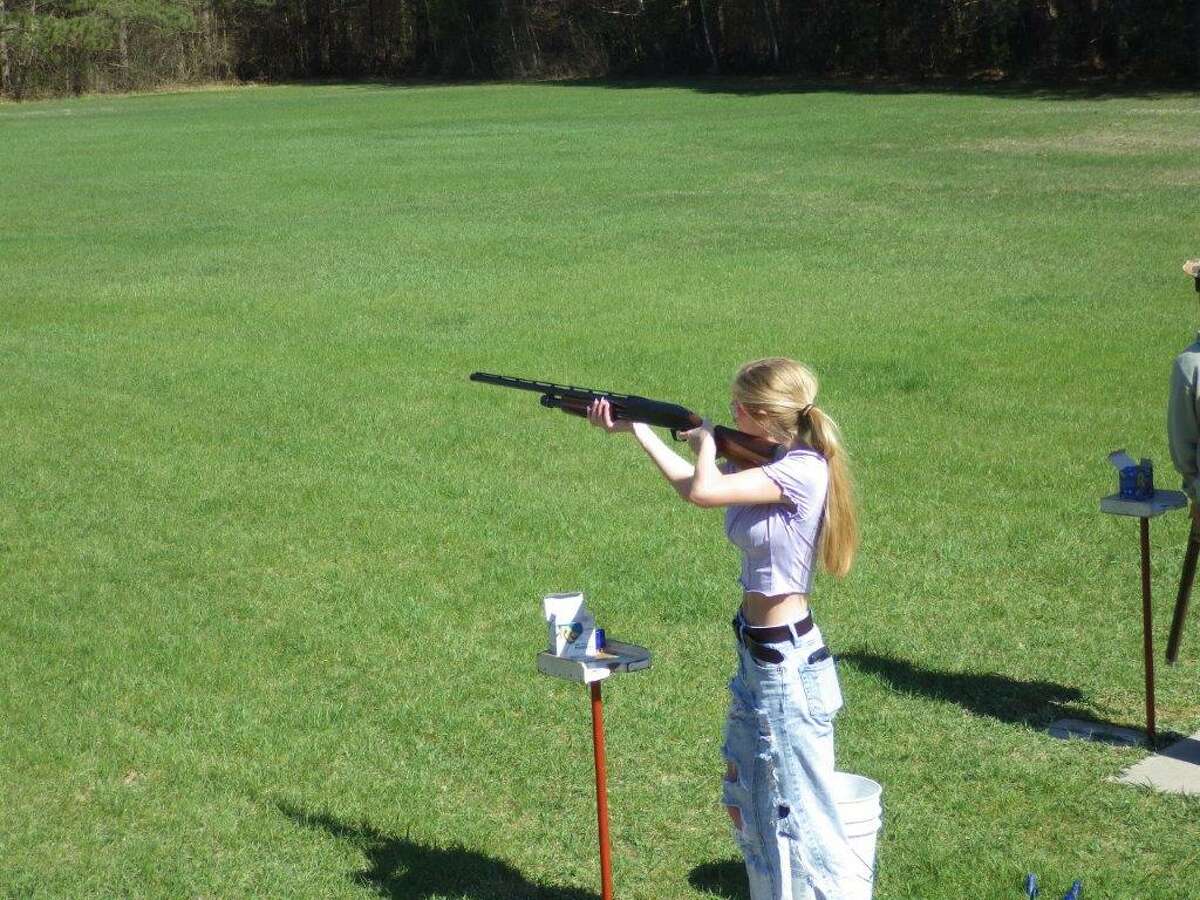 Outdoors writer Tom Lounsbury observes the Reese High School Trapshooting  Team