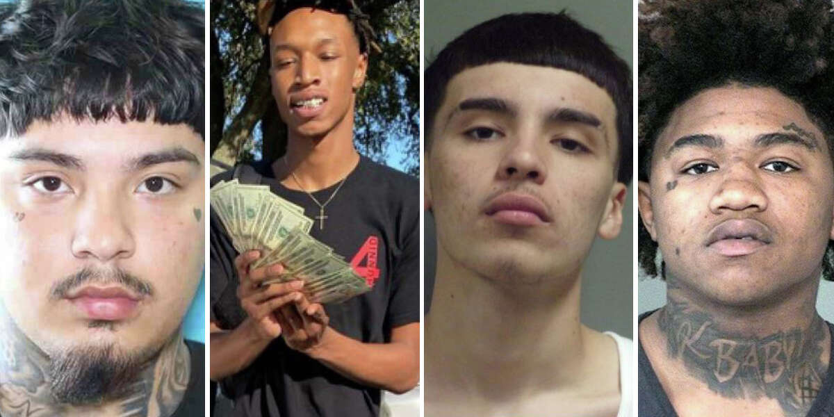 Police are continuing to seek 18-year-old De'Travius Bell (middle left) after arresting Matthew Garcia (middle right), Isaiah Quintana (left) and Amarion Fields (right) in connection with an alleged aggravated assault in Richmond.