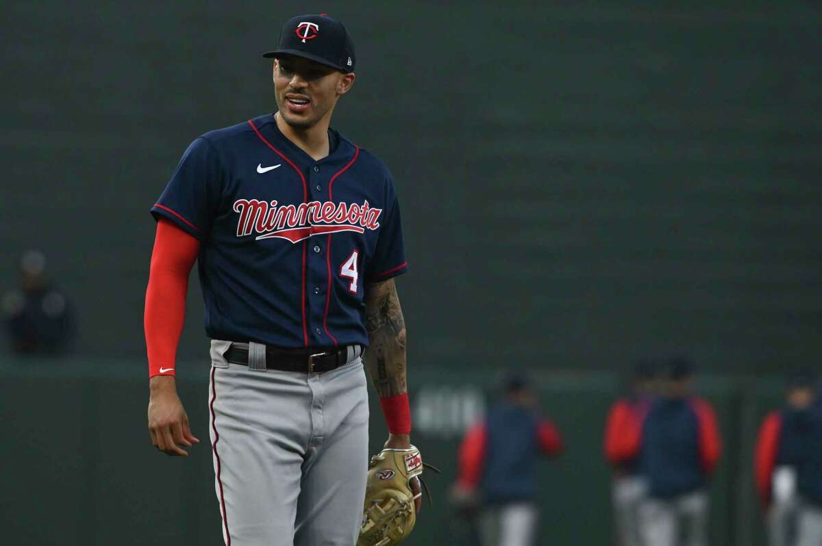 Astros fans will have to wait see Carlos Correa face his former team, as the Twins put him on the injured list Tuesday with a finger injury.