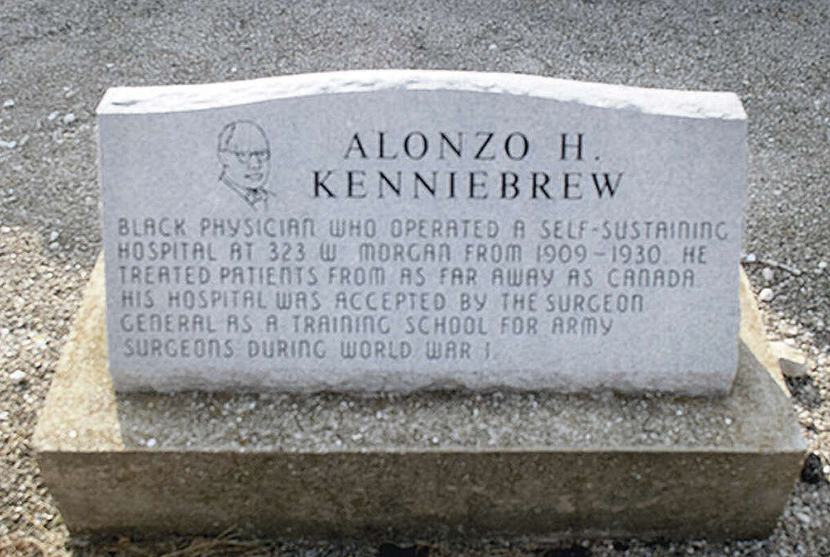 A marker in Jacksonville notes the accomplishments of Dr. Alonzo H. Kenniebrew. He was the first African-American to own and operate a hospital in the United States, running New Home Sanitarium in Jacksonville for nearly two decades in the early 20th century.