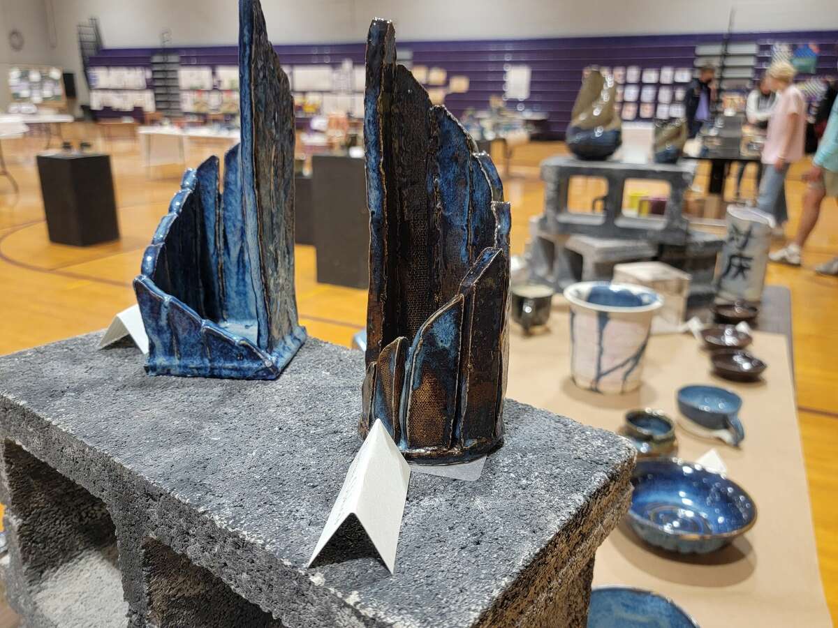 Extravaganza is planned for May 18 at Frankfort High School and will feature student art projects, like these ceramic creations from the 2021 event. 